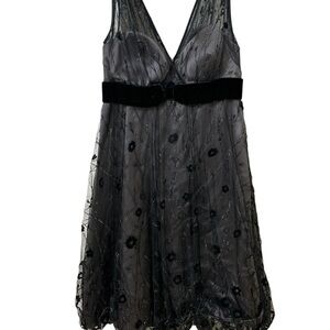 Rickie Freeman for Teri Jon Black Satin Intimates